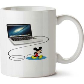 Art Hediye Mac Mouse İki Tarafı Baskılı Kupa Bardak