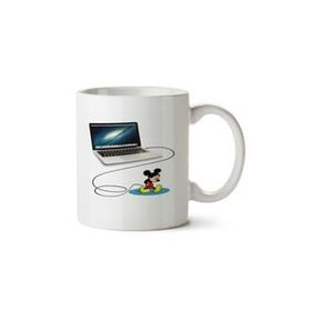 Art Hediye Mac Mouse İki Tarafı Baskılı Kupa Bardak