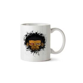 Art Hediye Mad Monkey İki Tarafı Baskılı Kupa Bardak