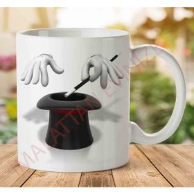 Art Hediye Magic Hat İki Tarafı Baskılı Kupa Bardak