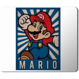 Art Hediye Mario 2 Baskılı 23x19 cm Mouse Pad