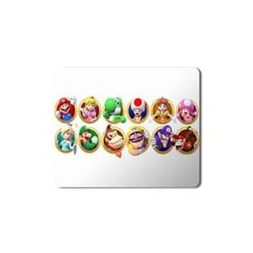 Art Hediye Mario Party Star Rush Karakterler Baskılı 23x19 cm Mouse Pad
