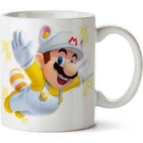 Art Hediye Mario Süper Mario Uçuyor İki Tarafı Baskılı Kupa Bardak