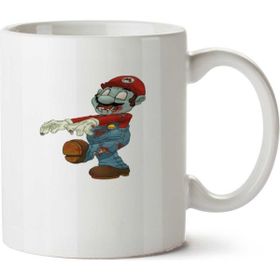 Art Hediye Mario Zumbi İki Tarafı Baskılı Kupa Bardak