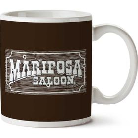 Art Hediye Mariposa Saloon Sweetwater Westworld White İki Tarafı Baskılı Kupa Bardak