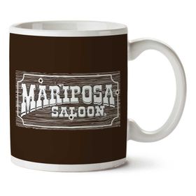 Art Hediye Mariposa Saloon Sweetwater Westworld White İki Tarafı Baskılı Kupa Bardak