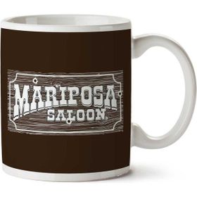 Art Hediye Mariposa Saloon Sweetwater Westworld White İki Tarafı Baskılı Kupa Bardak