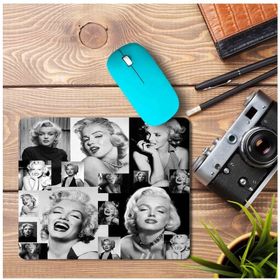Art Hediye Mariyln Monreo Kolaj Baskılı 23x19 cm Mouse Pad