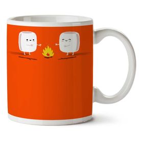 Art Hediye Marshmallows İki Tarafı Baskılı Kupa Bardak