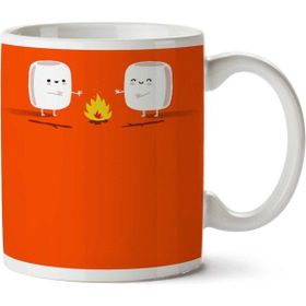 Art Hediye Marshmallows İki Tarafı Baskılı Kupa Bardak