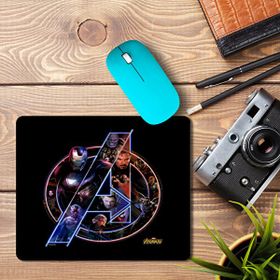 Art Hediye Marvel Avengers Infinity War Neon Team Graphic Baskılı 23x19 cm Mouse Pad