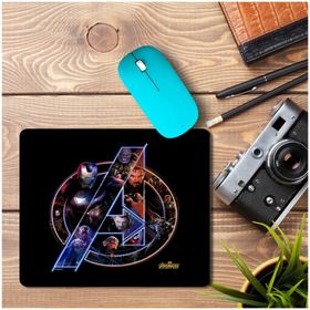 Art Hediye Marvel Avengers Infinity War Neon Team Graphic Baskılı 23x19 cm Mouse Pad
