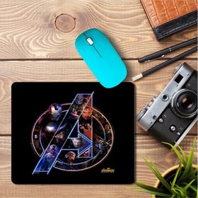 Art Hediye Marvel Avengers Infinity War Neon Team Graphic Baskılı 23x19 cm Mouse Pad