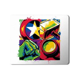 Art Hediye Marvel Avengers Simgeler Baskılı 23x19 cm Mouse Pad