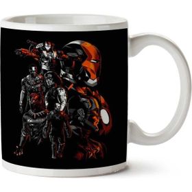 Art Hediye Marvel Captain America Civil War Warriors İki Tarafı Baskılı Kupa Bardak