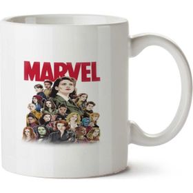 Art Hediye Marvel Girls İki Tarafı Baskılı Kupa Bardak
