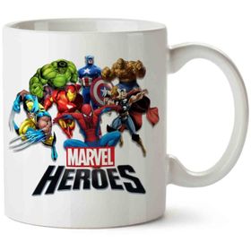 Art Hediye Marvel Heroes İki Tarafı Baskılı Kupa Bardak