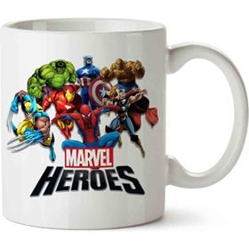 Art Hediye Marvel Heroes İki Tarafı Baskılı Kupa Bardak