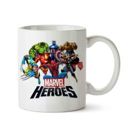 Art Hediye Marvel Heroes İki Tarafı Baskılı Kupa Bardak