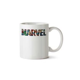Art Hediye Marvel Renksel Logo Kahramanlar İki Tarafı Baskılı Kupa Bardak