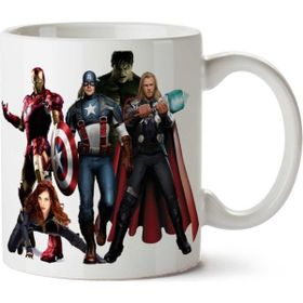 Art Hediye Marvel Süper Kahramanlar Iron Man Captain America İki Tarafı Baskılı Kupa Bardak