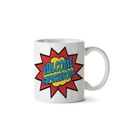 Art Hediye Marvel Superhero Welcome Superheros İki Tarafı Baskılı Kupa Bardak