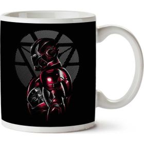 Art Hediye Marvels Iron Man Profile İki Tarafı Baskılı Kupa Bardak
