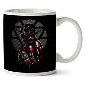 Art Hediye Marvels Iron Man Profile İki Tarafı Baskılı Kupa Bardak