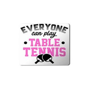 Art Hediye Masa Tenisi Table Tennis Everyone Baskılı 23x19 cm Mouse Pad