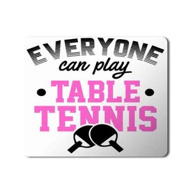 Art Hediye Masa Tenisi Table Tennis Everyone Baskılı 23x19 cm Mouse Pad