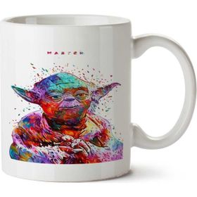 Art Hediye Master Yoda Star Wars İki Tarafı Baskılı Kupa Bardak