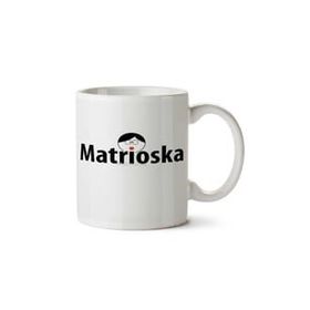 Art Hediye Matrioska Matruşka İki Tarafı Baskılı Kupa Bardak