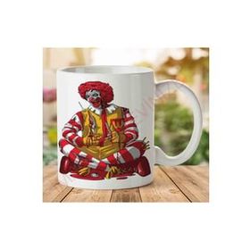 Art Hediye Mc Donalds Kuru Kafa İki Tarafı Baskılı Kupa Bardak