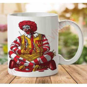 Art Hediye Mc Donalds Kuru Kafa İki Tarafı Baskılı Kupa Bardak