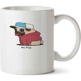 Art Hediye Mc Pug İki Tarafı Baskılı Kupa Bardak
