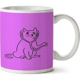 Art Hediye Medical Cat By İki Tarafı Baskılı Kupa Bardak