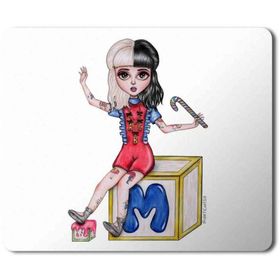 Art Hediye Melanie Martinez Cry Baby Alphabet Girl Baskılı 23x19 cm Mouse Pad