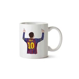 Art Hediye Messi 10 Numara İki Tarafı Baskılı Kupa Bardak