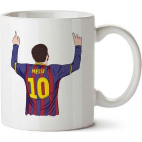 Art Hediye Messi 10 Numara İki Tarafı Baskılı Kupa Bardak