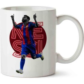Art Hediye Messi 2 İki Tarafı Baskılı Kupa Bardak