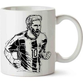 Art Hediye Messi Barcelona 2 İki Tarafı Baskılı Kupa Bardak