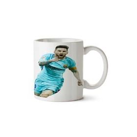 Art Hediye Messi Turkuaz Forma İki Tarafı Baskılı Kupa Bardak