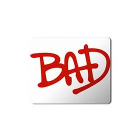 Art Hediye Michael Jackson Bad Baskılı 23x19 cm Mouse Pad