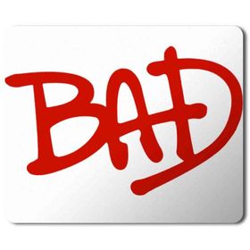 Art Hediye Michael Jackson Bad Baskılı 23x19 cm Mouse Pad