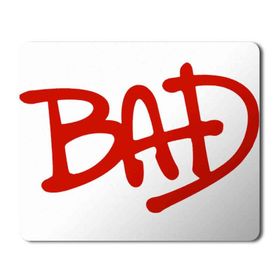 Art Hediye Michael Jackson Bad Baskılı 23x19 cm Mouse Pad