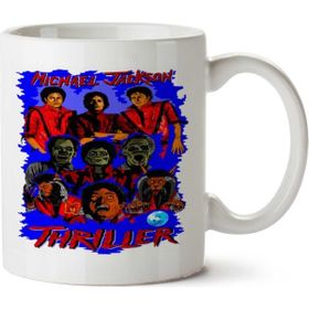 Art Hediye Michael Jackson Thriller İki Tarafı Baskılı Kupa Bardak