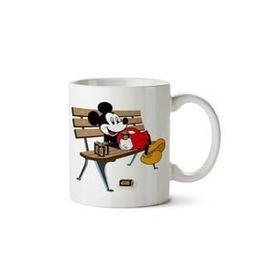 Art Hediye Mickey Mouse Drinking Star Wars Beer İki Tarafı Baskılı Kupa Bardak