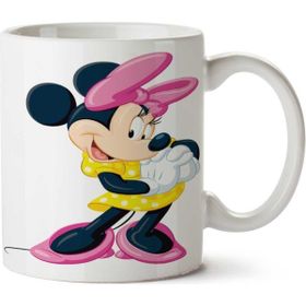Art Hediye Mickey Mouse Minnie İki Tarafı Baskılı Kupa Bardak