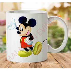 Art Hediye Mickey-Mouse-Png Iki Tarafı Baskılı Kupa Bardak
