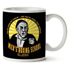 Art Hediye Micks Boxing School Rocky İki Tarafı Baskılı Kupa Bardak